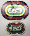 1978 JUNIOR WORLD CHAMP EMBROIDERED PATCH AND STICKER