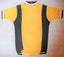 Merino Wool Cycling Jersey - Short Sleeve - Gold With Black Sides - Black, White, Gold Collar and Cuff