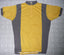 Merino Wool Cycling Jersey - Short Sleeve - Gold With Grey Sides - Grey Collar and Cuff