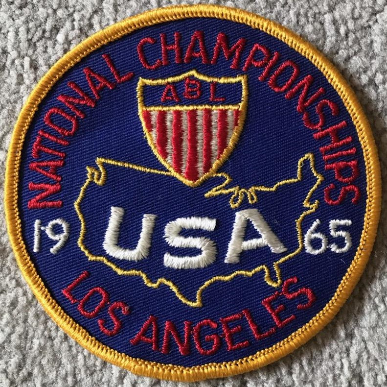 1965 NATIONAL CHAMPIONSHIP LOS ANGELES - EMBROIDERED PATCH