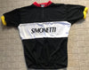 Coolmax Cycling Jersey Simonetti Black White